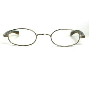 Kio Yamato Eyeglasses Frames Green Orange Gold Full RIm 45-22-142 H18956